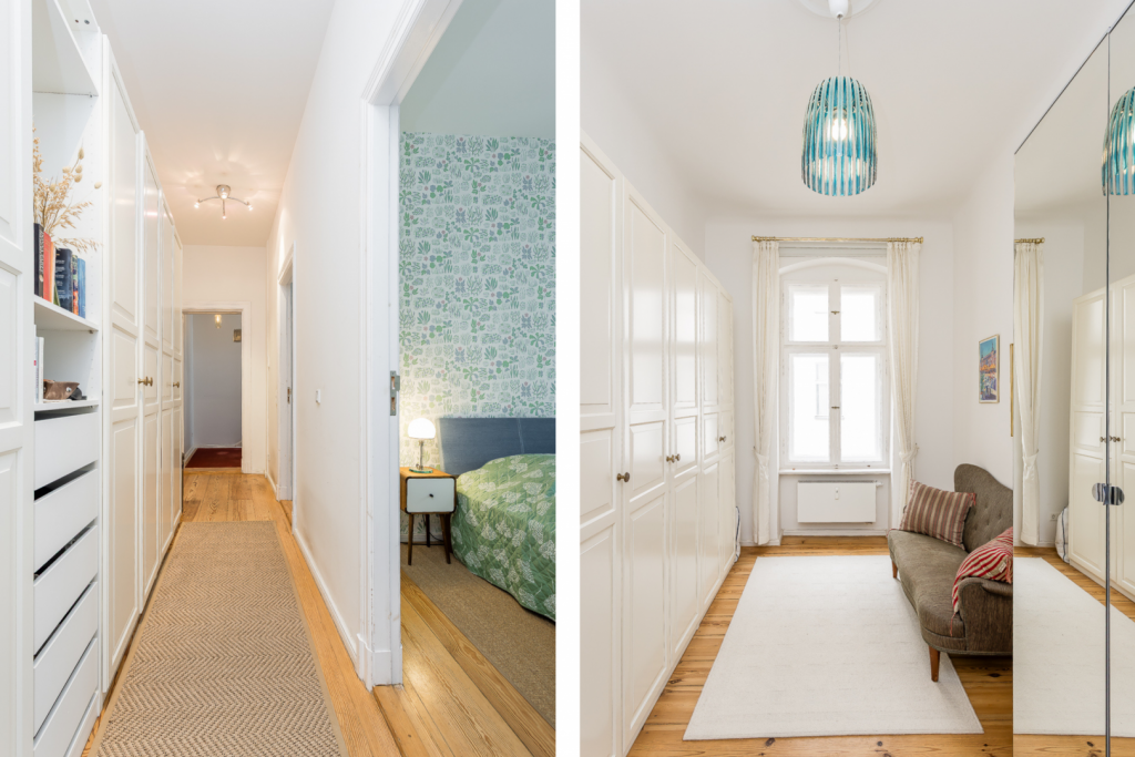 Flur und Ankleidezimmer