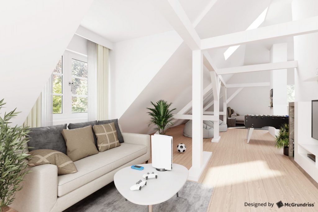 Visualisierung Zimmer im DG