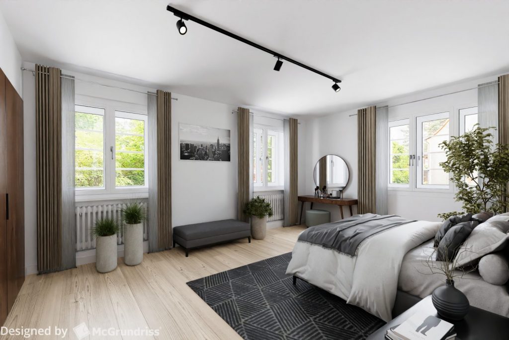 Visualisierung Zimmer im OG