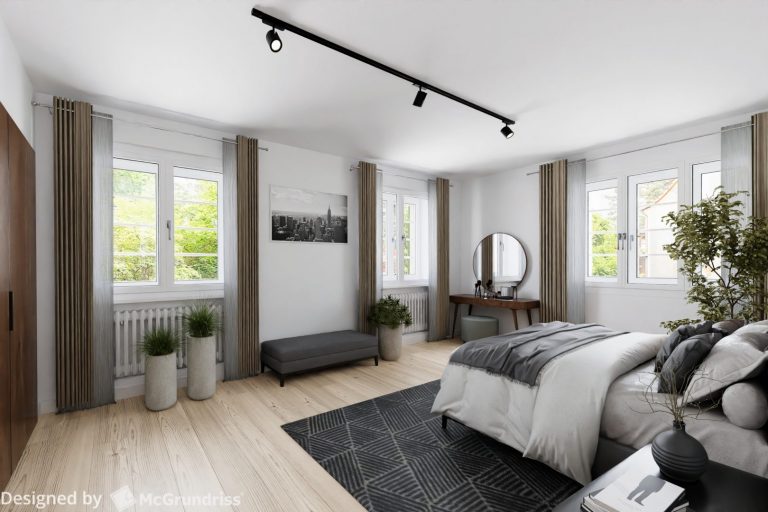 Visualisierung Zimmer im OG