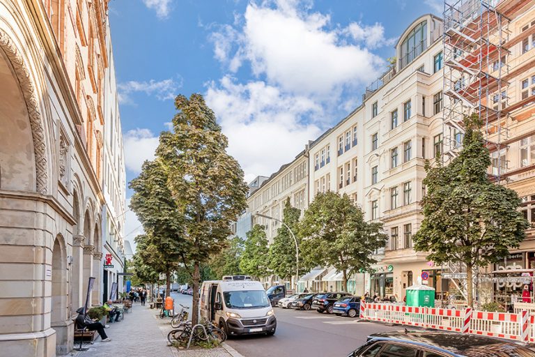 Blick in die Straße