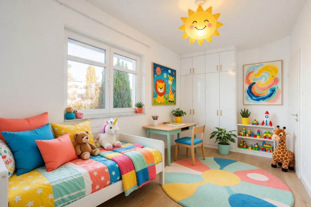 Kinderzimmer visualisiert