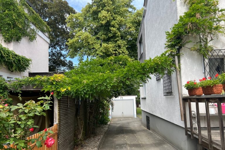 Auffahrt zur Garage