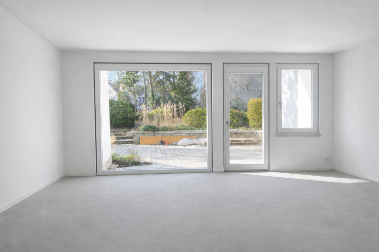 Zimmer im Gartengeschoss visualisiert