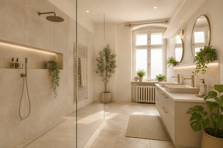 Badezimmer visualisiert