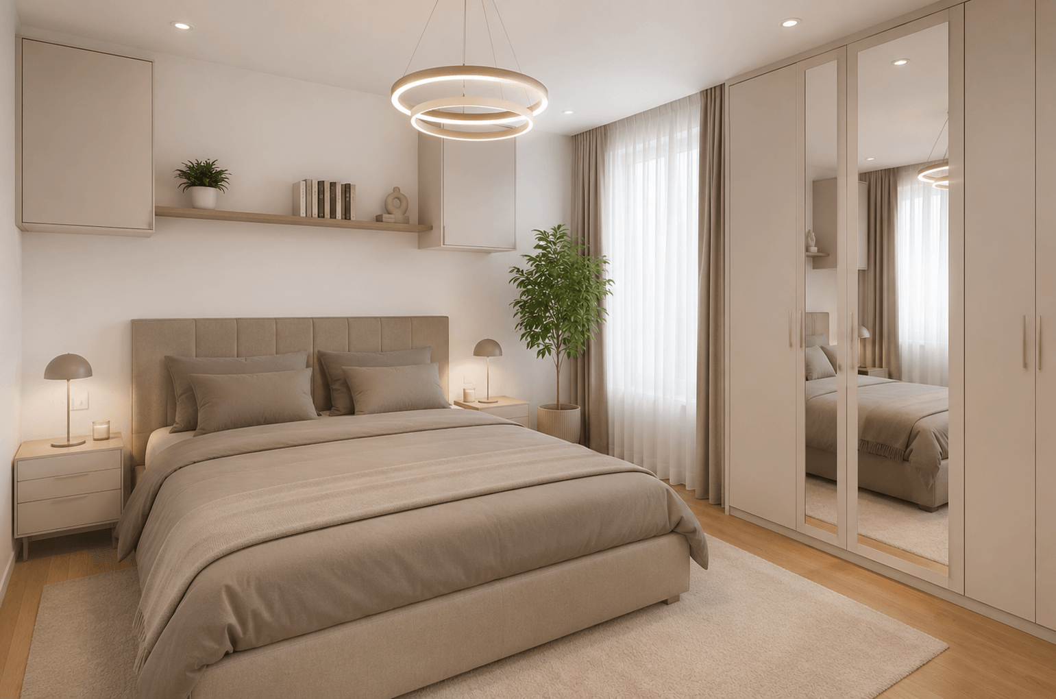 Schlafzimmer visualisiert