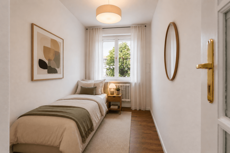 Zimmer 2 mit KI möbliert