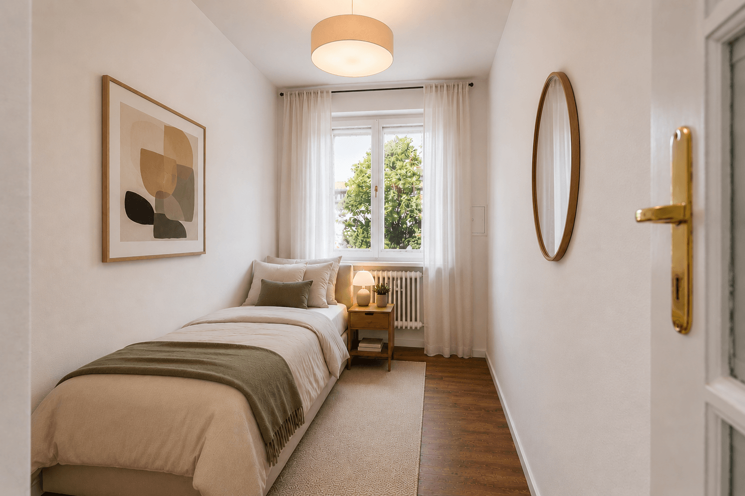 Zimmer 2 mit KI möbliert