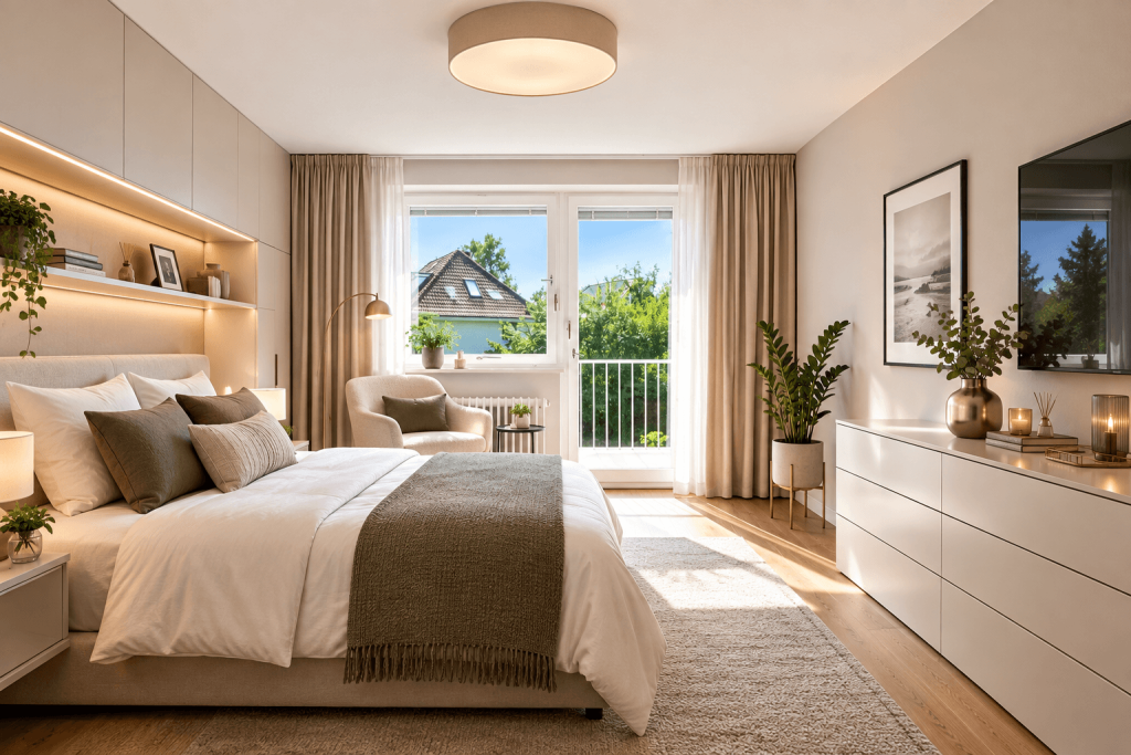 Schlafzimmer KI-Animation